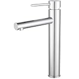 VALAZ Grifo Lavabo Cromado Alto Pica Serie Nansa