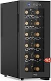 WIE Vinoteca 12 Botellas, 33 L Nevera Vinos,