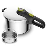 Tefal Secure 5 Neo - Olla a presión de 6L + Cestillo