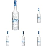 GREY GOOSE Vodka Prémium Francés, 40% vol., 70 cl / 700 ml, elaborado exclusivamente con el mejor trigo francés y agua de manantial de Gensac, en la región de Cognac (Paquete de 5)
