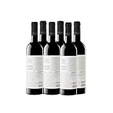Beso de Rechenna Crianza - Vino Tinto Requena - 750 ml - Pack de 6 botellas - 4500ml