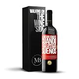 MENSAJE EN UNA BOTELLA la mejor edad es cuando dejas de cumplir años y empiezas a cumplir sueños. Vino Tinto Premium Crianza. Etiqueta Roja PERSONALIZABLE. 1artículo