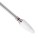 Heclia Heclia - Juego de brocas para uñas de cerámica, 3 unidades, para uñas, de cerámica, 3/32 pulgadas, para quitar uñas acrílicas, uñas de gel, cutículas
