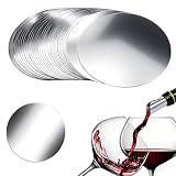 50 Piezas Vertedores para Vino, Láminas Antigoteo para Disco