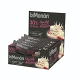 biManán beFIT Barrita Proteína Chocolate Blanco con Arándanos, Para Tonificar Tu Masa Muscular - Expositor 20 unidades