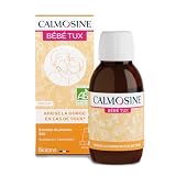 Calmosina - Bebé Tux - Jarabe - Calma la tos - a partir de 1 año - 100 ml | Alivia las irritaciones de la garganta, Activos naturales, Malvavisco y manzanilla y uva, Hecho en Francia