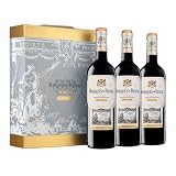 Marques De Riscal Reserva, Vino tinto, Denominación de Origen Calificada Rioja, Variedad Tempranillo, 24 meses en barrica - Estuche 3 botellas x 750 ml