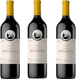 Emilio Moro - Vino Tinto Finca Resalso | Ribera del Duero | 100% Tempranillo joven | Notas de mora, arándano y grosella | Equilibrado y redondo | 3 Botellas 75cl