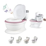Orinal Bebé - Orinales Infantiles Con Sonido Para Aprender A Ir Al Baño - Inodoro Para Bebés Y Niños - Antideslizante Con Sonido De Descarga Y Música - Con Recipiente Desmontable - Adaptador Wc Niños