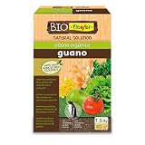 Flower - Abono Orgánico Guano 100% Natural de 2 Kg | Apto para Agricultura Ecológica | Fertilizante con Nitrógeno, Fósforo y Potasio | Abono Sólido, 20.4x7.5x31 cm