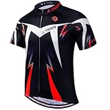 X-TIGER Camisetas de Ciclismo para Hombre Camiseta Corta Top de Ciclismo Jerseys de Ciclismo Ropa de Ciclismo Mountain Bike MTB Shirt