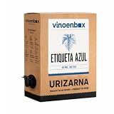 Vinoenbox - Vino Etiqueta Azul Tinto Bag in Box 15L | Crianza 12 meses barrica | Caja con grifo, larga conservación | Ideal para consumo diario (equivale a 20 bot.)