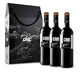 Cair Cuvée- Vino Tinto con D.O. Ribera del Duero - Variedad de Uva Tempranillo y Merlot - Notas de Fruta Roja y Tonos Florales - Crianza durante 10 meses - Incluye Estuche - 3 Botellas de 75 cl