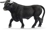 schleich FARM WORLD | Taureau noir 13875 | 5 x 14 x 9 cm | Figura a partir de 3 años | figura de granja de schleich | figura animal detallada | regalo para niños y niñas