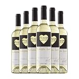 Iniesta Corazón Loco Vino de la Tierra de Castilla Joven 75 cl Vino blanco (Caja de 6 Botellas de 75 cl)