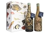 Crusoe Treasure Pack Red & White - Vino submarino - Vino tinto y vino blanco - Estuche regalo 2 botellas de 750ml cada una - Cata online gratuita incluida