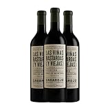 Casa Rojo Las Viñas Bastardas 75 cl Vino tinto (Caja de 3 Botellas de 75 cl)