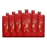 Whisky Blended John Walker Red Label petaca plástico Botellín 20 cl (Caja de 6 Botellín de 20 cl)