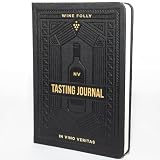 Wine Folly Diario de vino guiado notas de cata de vino (cuaderno B6 de 5 x 7 pulgadas) – Cuenta con método de cata de 4 pasos, tarjeta de referencia de color vino y marcador de página, color negro