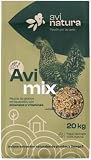 AVINATURA Mix. 20 KG. Mezcla de Cereales con MAIZ Partido Y Pipa DE Girasol para gallinas ponedoras y Aves en General