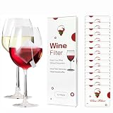 Gaodeding Filtros de vino, varita de vino, purificador de vino, elimina histaminas y sulfitos, evita las sensibilidades del vino (paquete de 12)
