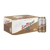 San Miguel 0,0 Tostada, Cerveza Sin Alcohol, Pack 12 Latas x 33cl
