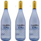 Yllera Zero Blanco Frizzante Sin Alcohol – Vino Blanco Espumoso 0,0% | Botella 75 cl | Refrescante, Ligero y Afrutado - 3 Botellas 75cl