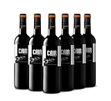 Cair Cuvée- Vino Tinto con D.O. Ribera del Duero - Variedad de Uva Tempranillo y Merlot - Notas de Fruta Roja y Tonos Florales - Crianza durante 10 meses - Incluye Estuche - 6 Botellas de 75 cl