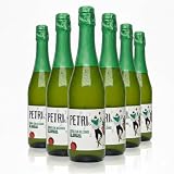 Sidra Petri Sin Alcohol 75 cl – Sidra Natural Refrescante y Sin Gluten de la Bodega Petritegi – Elaborada con Manzanas Seleccionadas (Pack_6)
