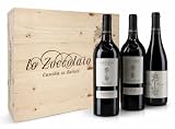 Lo Zoccolaio Barbera D'Alba+Langhe Rosso+Barolo Vino Tinto Italiano en Estuche de Madera - 3 Botellas X 750ml