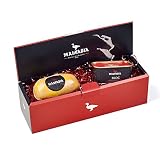 MALVASIA Lote Gourmet para Regalar, Caja Regalo Foie Gras Entero Mi-Cuit 250 gr y Bloc de Foie Gras de Pato, Elaboración Tradicional, Ideal para Ocasiones Especiales, Sin Gluten, 190 gr