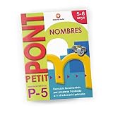 Nadal Edarca - Petit Pont Infantil i5 Nombres | Quadern de repàs vacances | Grafomotricitat, observació i lògica | Iniciació al traç de nombres | 32 pàgines + 2 adhesius | 5-6 anys