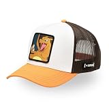Capslab Charizard Pokemon Blanco Naranja Gorra de Camionero Ajustable
