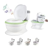 Orinal Bebé - Orinales Infantiles Con Sonido Para Aprender A Ir Al Baño - Inodoro Para Bebés Y Niños - Antideslizante Con Sonido De Descarga Y Música - Con Recipiente Desmontable - Adaptador Wc Niños