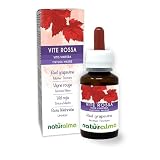 Vid roja (Vitis vinifera) hojas Tintura Madre sin alcohol Naturalma - Extracto líquido gotas 60 ml - Complemento alimenticio - Vegano