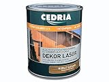 ROBLE Lasur protector madera exterior al agua Cedria Dekor Lasur 750 ml
