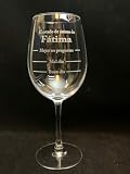 regalo grabado Copa de Vino Cristal 580ml Redonda Grabada Texto y Dibujo