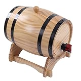 Barricas de Roble para Vino, Barriles de Envejecimiento en Roble para Vino de Elaboración Propia, Barriles de Cerveza de Madera para Bar, Catering, Barbacoa, Tienda, Ingenio,