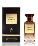 AYAT PERFUMES - Eau De Parfum Fancy Series 80ml de Dubai Aroma Oriental y Afrutado - Perfume para Mujer y Hombre - Una Fragancia Sensual, Atemporal y Moderna - Unisex (Smoky Tobacco)