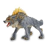 LGWJHCY Figura de lobo con diseño de lobo de nieve, modelo de animal realista, figura de acción para coleccionistas y jóvenes, decoración de coche y habitación