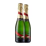 G.H. Mumm Cordon Rouge Brut Champagne Gran Reserva Media Botella 37 cl Espumoso blanco (Caja de 2 Media Botella de 37 cl)