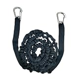 EpheyFIF Línea de muelle elástica de 3 pies con hebillas de acero inoxidable de grado marino para barcos PWC para kayaks, absorbe y mueve las olas
