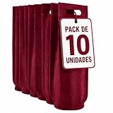 V VYNOR | Bolsas Botella Vino | 10 Unidades | 16x40x10 cm | Regalo Elegante