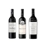 vino tinto Ribera del Duero Arzuaga Crianza, Emilio Moro y Pago de los Capellanes Reserva pack de 3 botellas 75 cl
