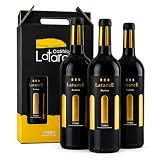 Latarce | Vino Tinto Barrica D.O. Toro 100% Tinta de Toro | 9 Meses Roble Francés y Americano | Pack 3 Botellas 75cl | Ideal para Regalo