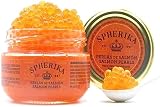 Perlas de salmón, Esferificaciones con Interior Líquido, Listo para Consumir o Cocinar, Ideal para Ensaladas, Capanés y Cremas