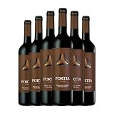 Portia Tempranillo Ribera del Duero Roble 75 cl Vino tinto (Caja de 6 Botellas de 75 cl)
