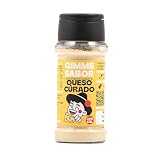 Especias con sabor a Queso Curado I Sazonador vegano con sabor a Queso Curado I Sazonador Vegetal I Sin alérgenos, sin gluten y sin aditivos I Vegano al 100% I 55g I GIMME SABOR