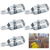 LWLWA Tensor Cuerda Tendedero, Alambre Galvanizado Tensor, Plata, 5ud