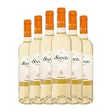 Vinos Sanz Clásico Rueda Joven 75 cl Vino blanco (Caja de 6 Botellas de 75 cl)